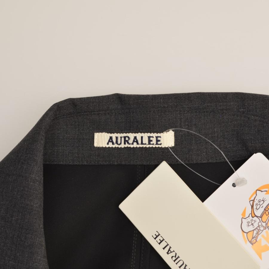 AURALEE / オーラリー 26SS A26SB02WB BONDED TROPICAL WOOL ZIP BLOUSON ウールジャケットの画像