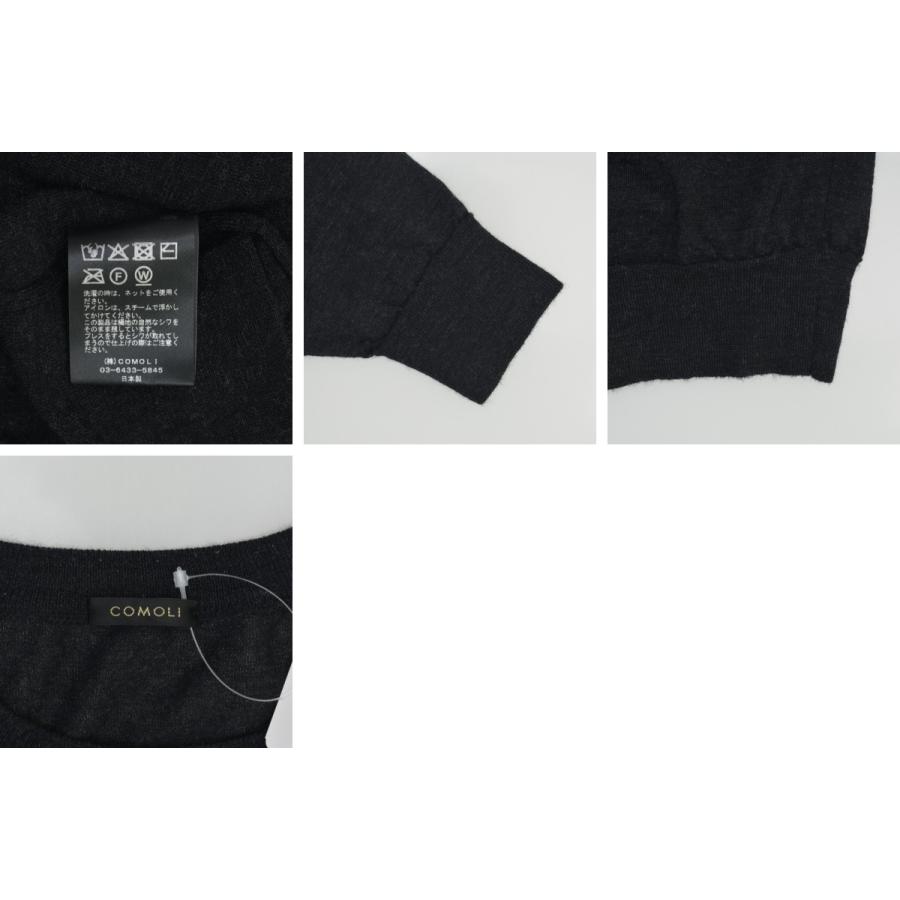 COMOLI / コモリ 25AW C03-06010 ウール クルーネックニット 長袖