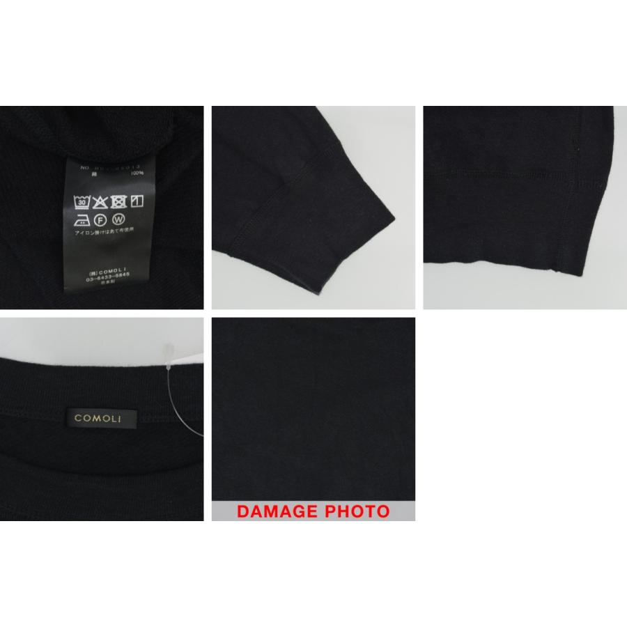 COMOLI / コモリ 25SS B01-05013 LWコットン裏毛 クルーネック 長袖