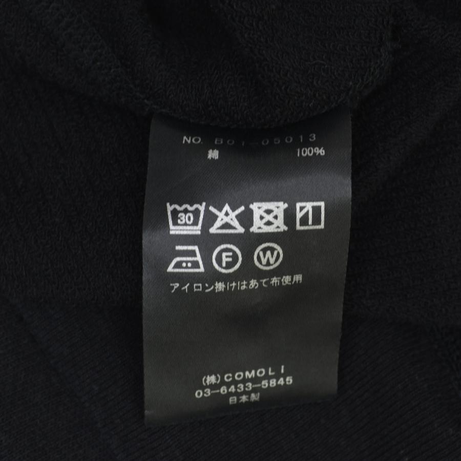 COMOLI / コモリ 25SS B01-05013 LWコットン裏毛 クルーネック 長袖