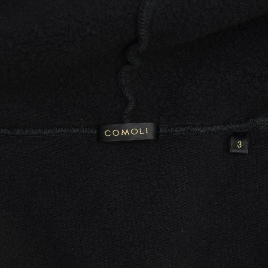 COMOLI / コモリ 26SS D01-05001 コットン裏毛 ジップパーカー ジップアップパーカー_4