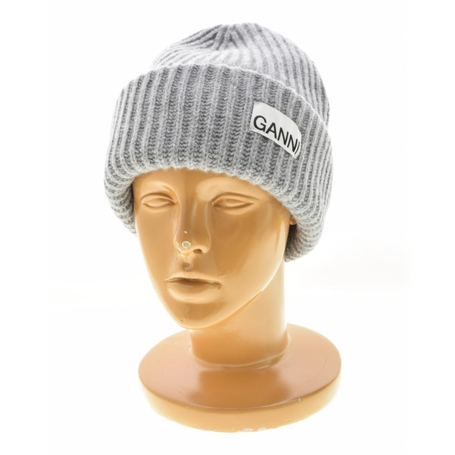 GANNI / ガニー A4429 Structured Rib Beanie ニットキャップ