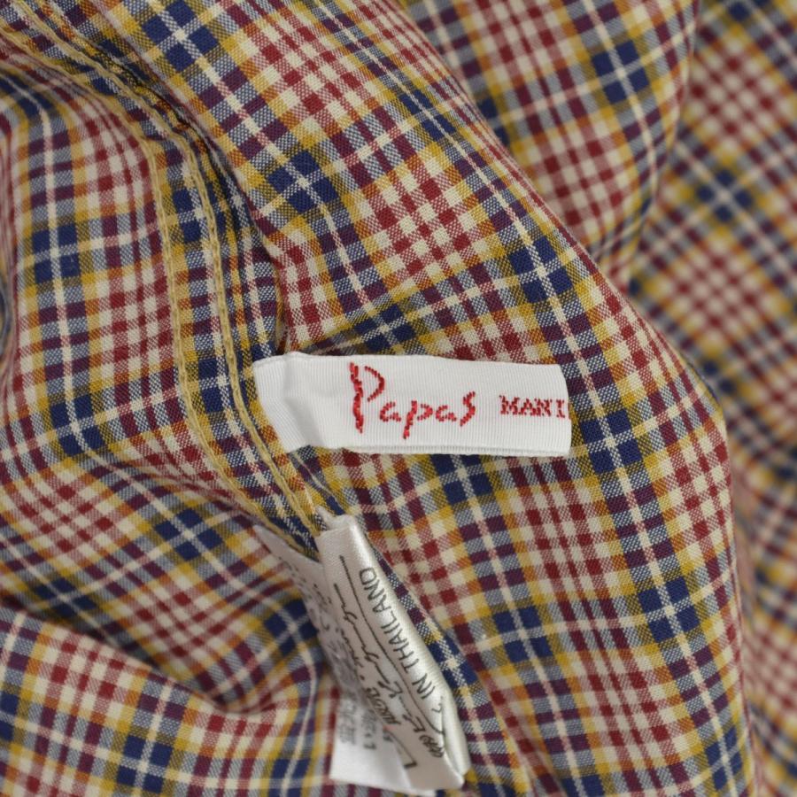 PAPAS / パパス D0474FBC77 チェック 長袖シャツ : ブランド古着の買取 