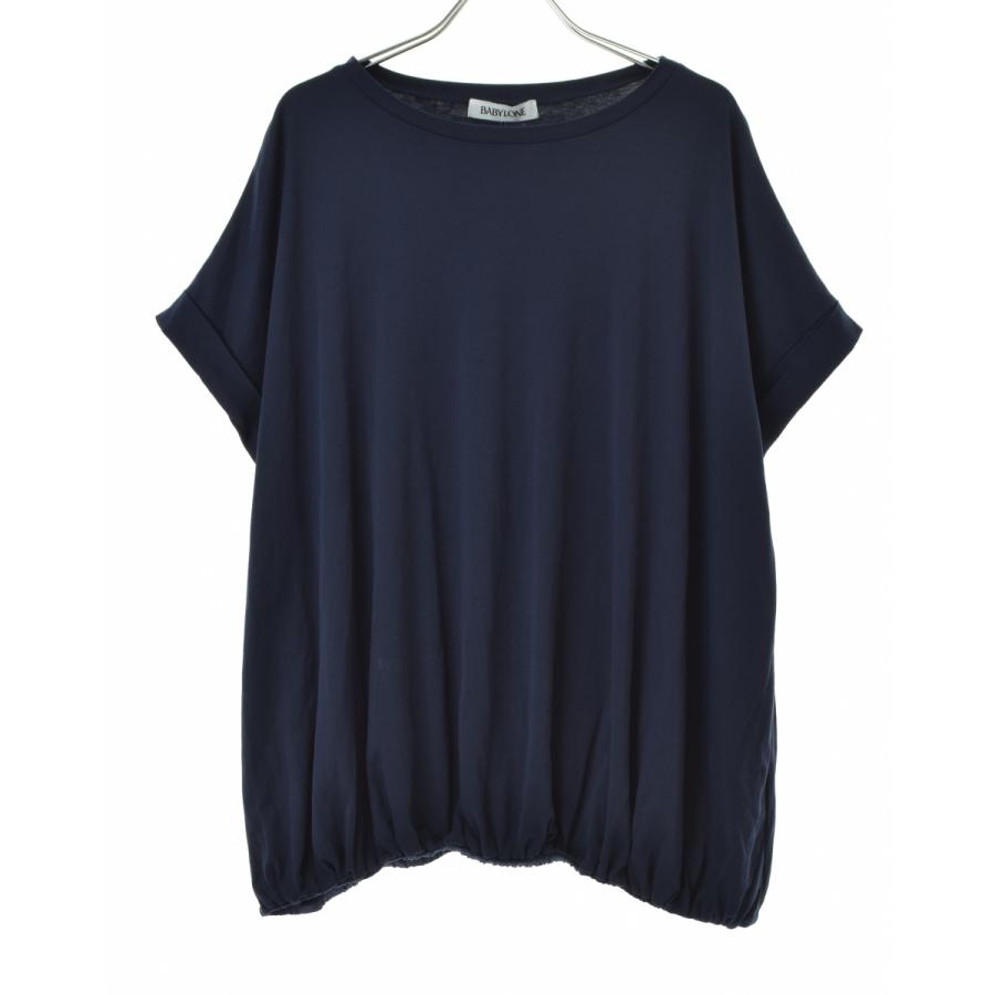 BABYLONE（バビロン） 2540010123 裾ゴム バルーン 五分袖Tシャツ
