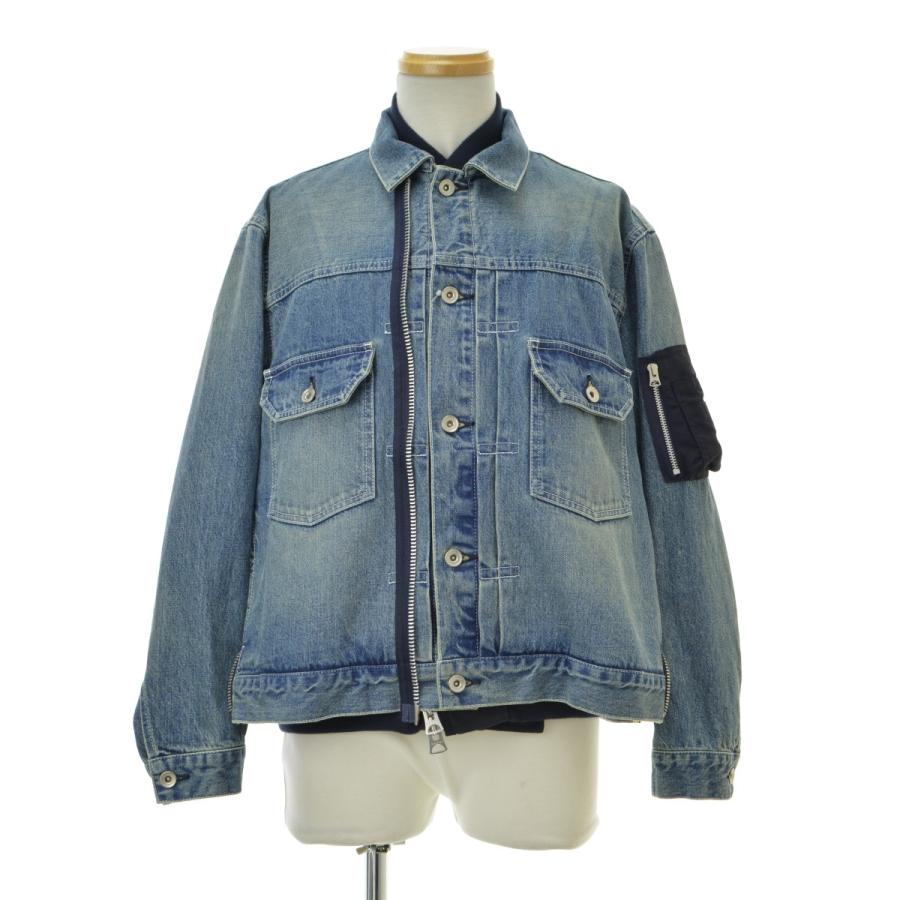 sacai（サカイ） 26SS SCM-304 Denim x Nylon Twill Jacket ナイロン
