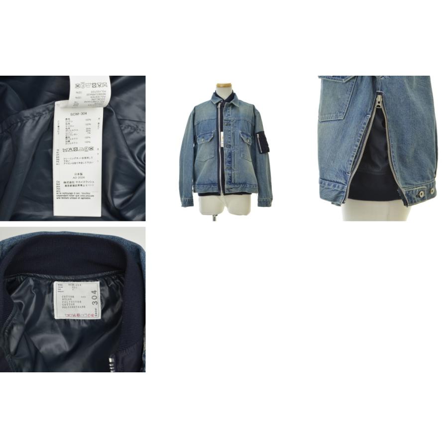 sacai（サカイ） 26SS SCM-304 Denim x Nylon Twill Jacket ナイロン