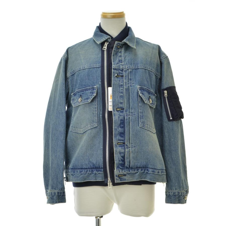 sacai（サカイ） 26SS SCM-304 Denim x Nylon Twill Jacket ナイロン