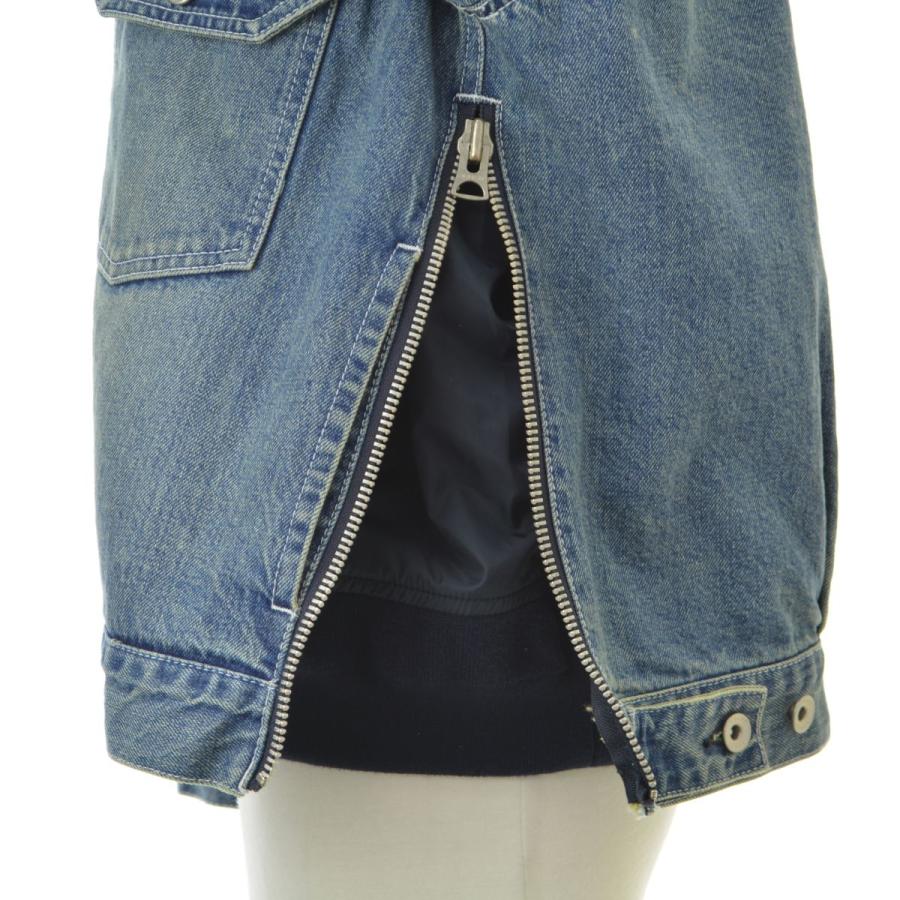 sacai（サカイ） 26SS SCM-304 Denim x Nylon Twill Jacket ナイロン