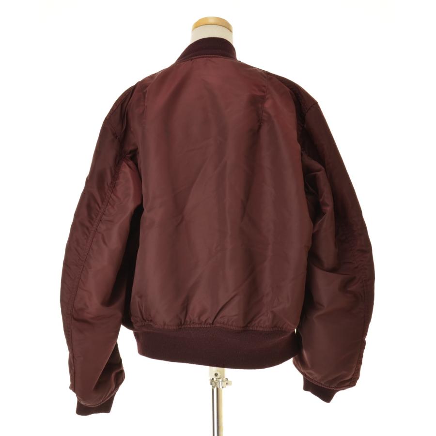 90s ALPHA INDUSTRIES MA-1 フライトジャケット ボルドー ALPHA / アルファ 〜90s USA製 3本線タグ MA-1 ボルドー ジャケット