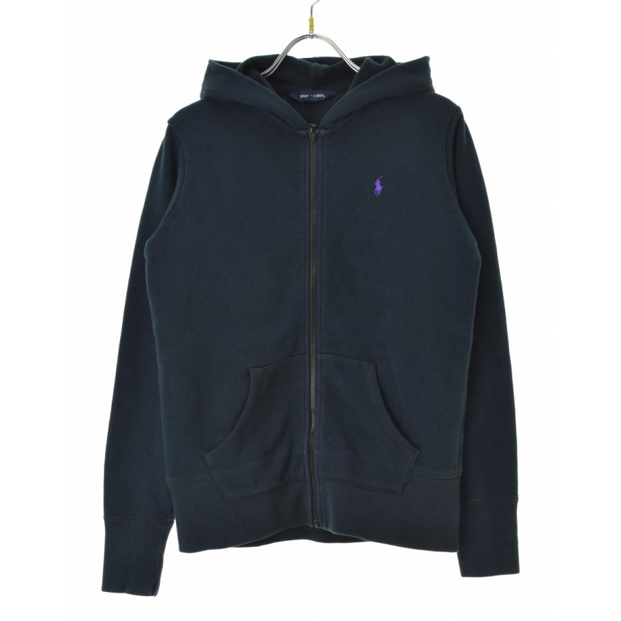 【美品】ポロラルフローレン ジップパーカー　スウェット　ポニー刺繍　ネイビー POLO RALPH LAUREN（ポロ・ラルフローレン） RALPH LAUREN / ラルフ