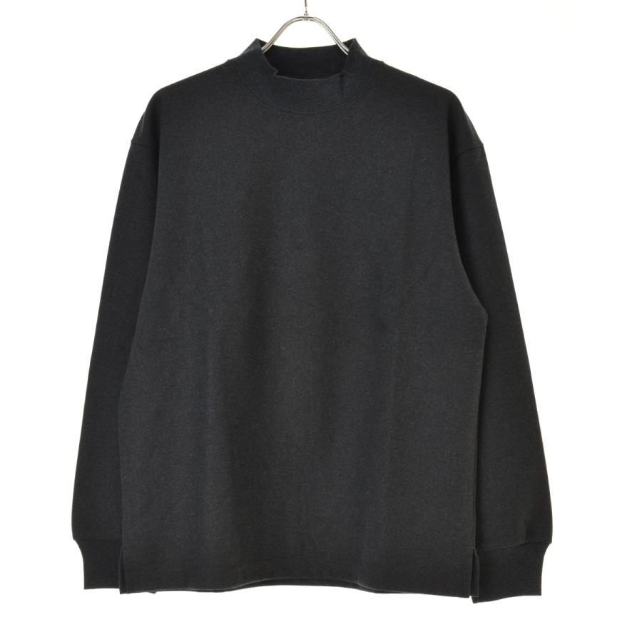 ユニクロ（UNIQLO） U ブラッシュドジャージーモックネック 長袖T