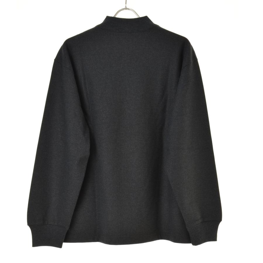 ユニクロ（UNIQLO） U ブラッシュドジャージーモックネック 長袖T