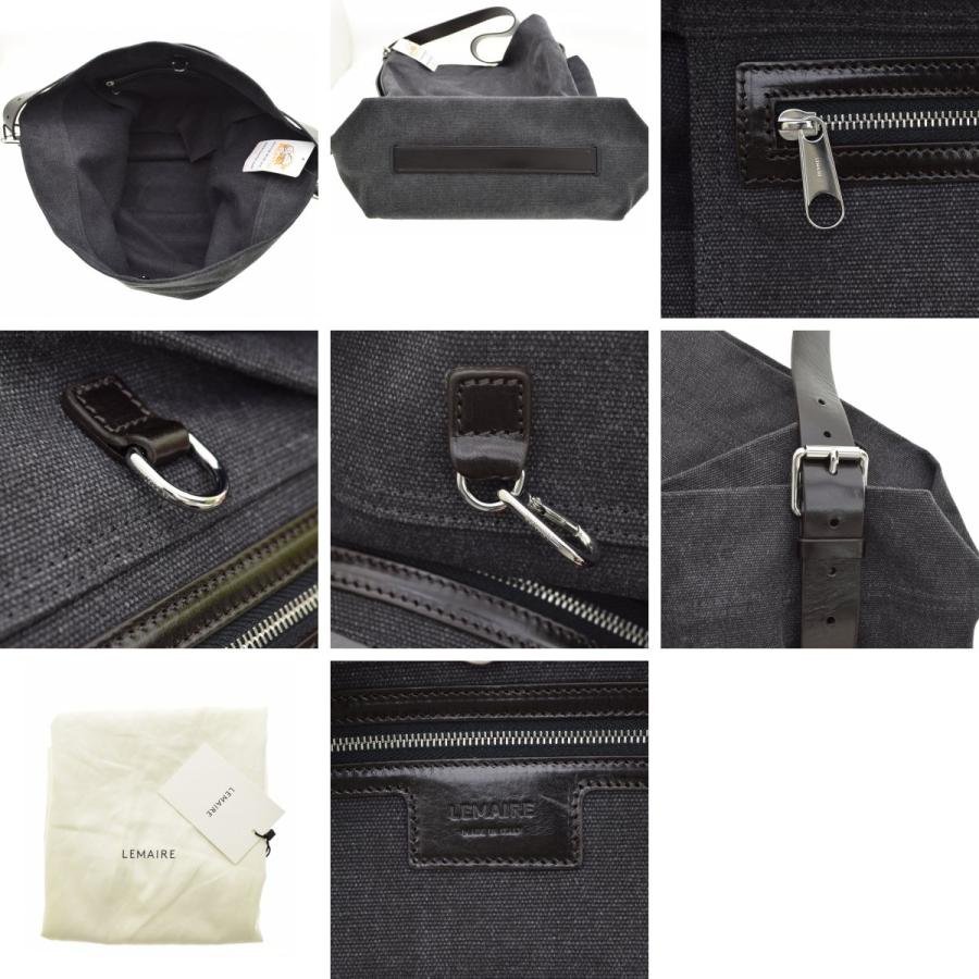 LEMAIRE（ルメール） 26SS BELTED ベルテッド Ash Black トートバッグ
