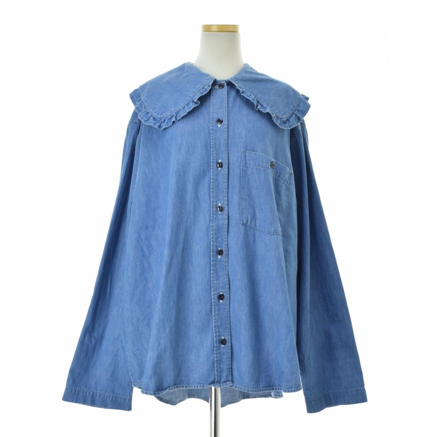 HOLIDAY holiday / ホリディ 22102841 PURITAN COLLAR DENIM SHIRT 