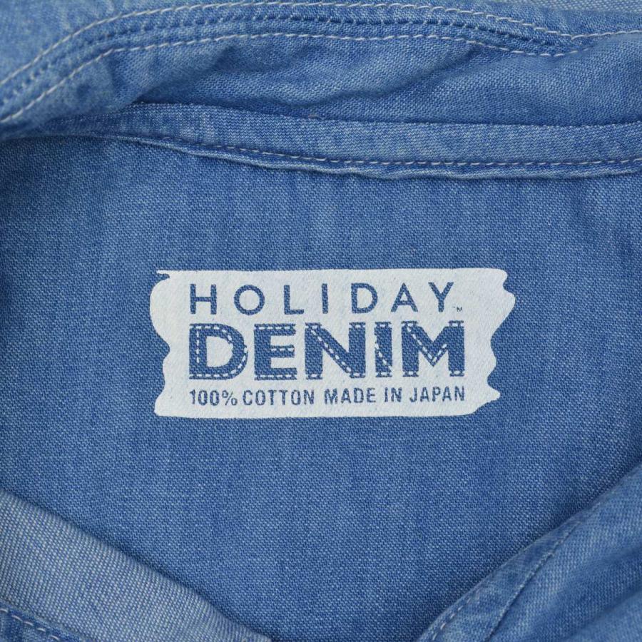 HOLIDAY holiday / ホリディ 22102841 PURITAN COLLAR DENIM SHIRT 
