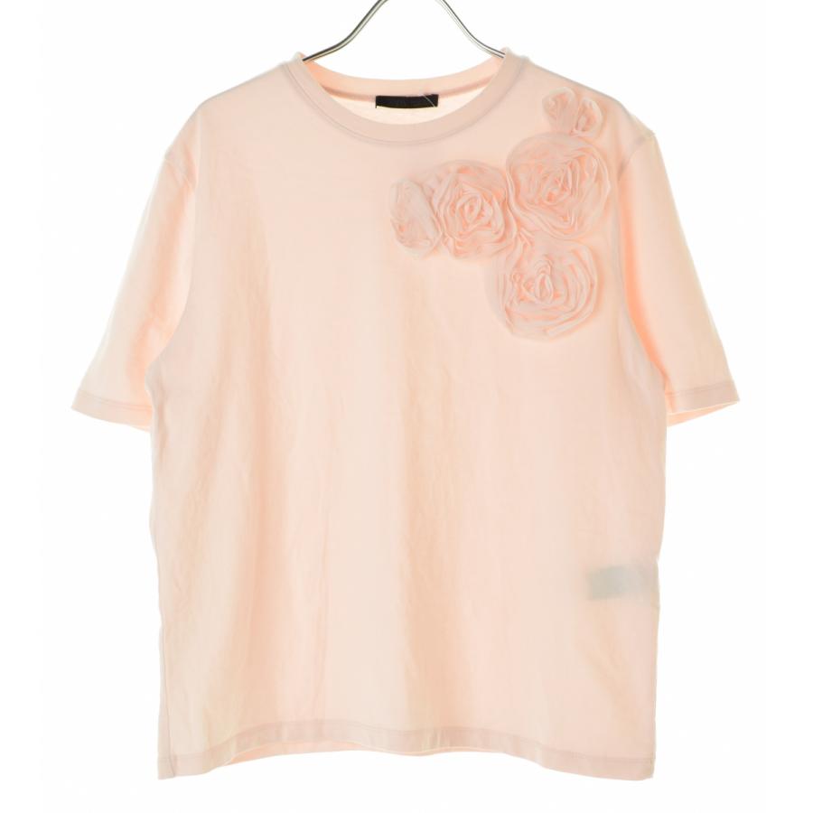 ZARA（ザラ） 2298/204/620 フラワーモチーフ 半袖Tシャツ : ブランド