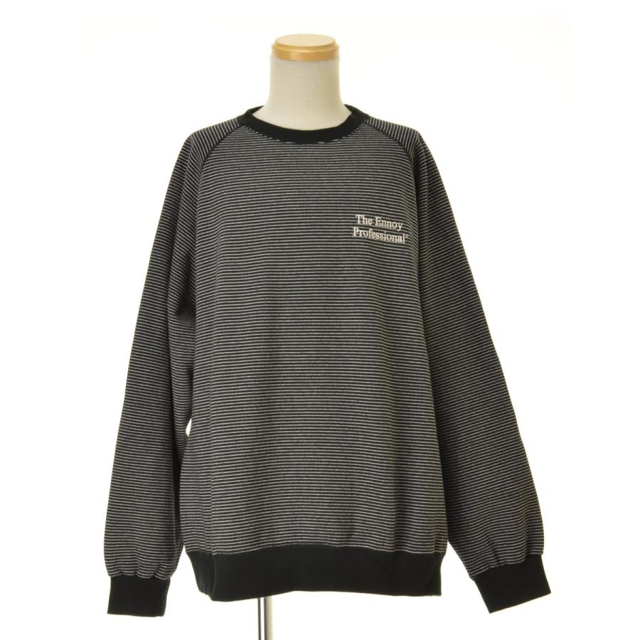 ennoy BORDER CREW NECK SWEAT L ネイビー　エンノイ ENNOY ENNOY / エンノイ 24AW AW24BRENCT01NTL Border Crew Neck Sweat