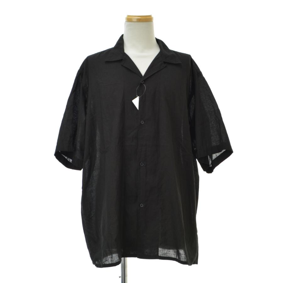 COMOLI / コモリ 26SS D01-02011 KHADIコットン 半袖オープンカラー