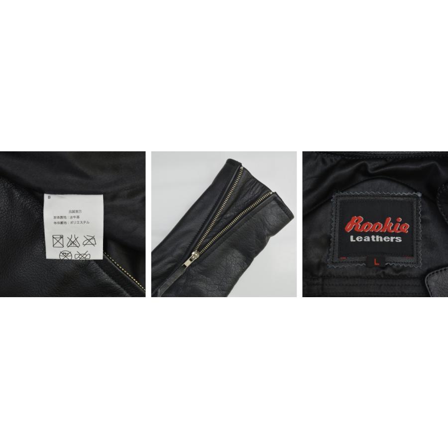 Rookie Leather / ルーキーレザー シングルレザー ライダース