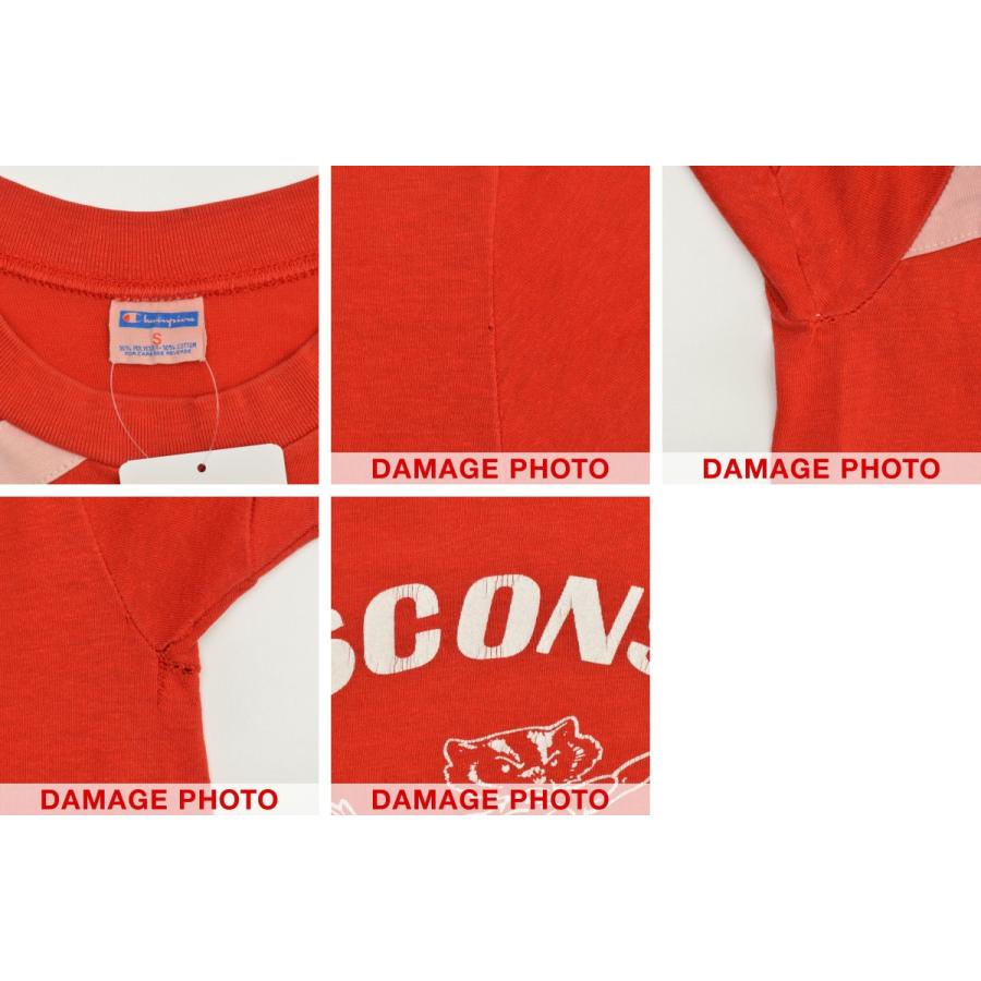 Champion（チャンピオン） 70s バータグ プリント 半袖Tシャツ
