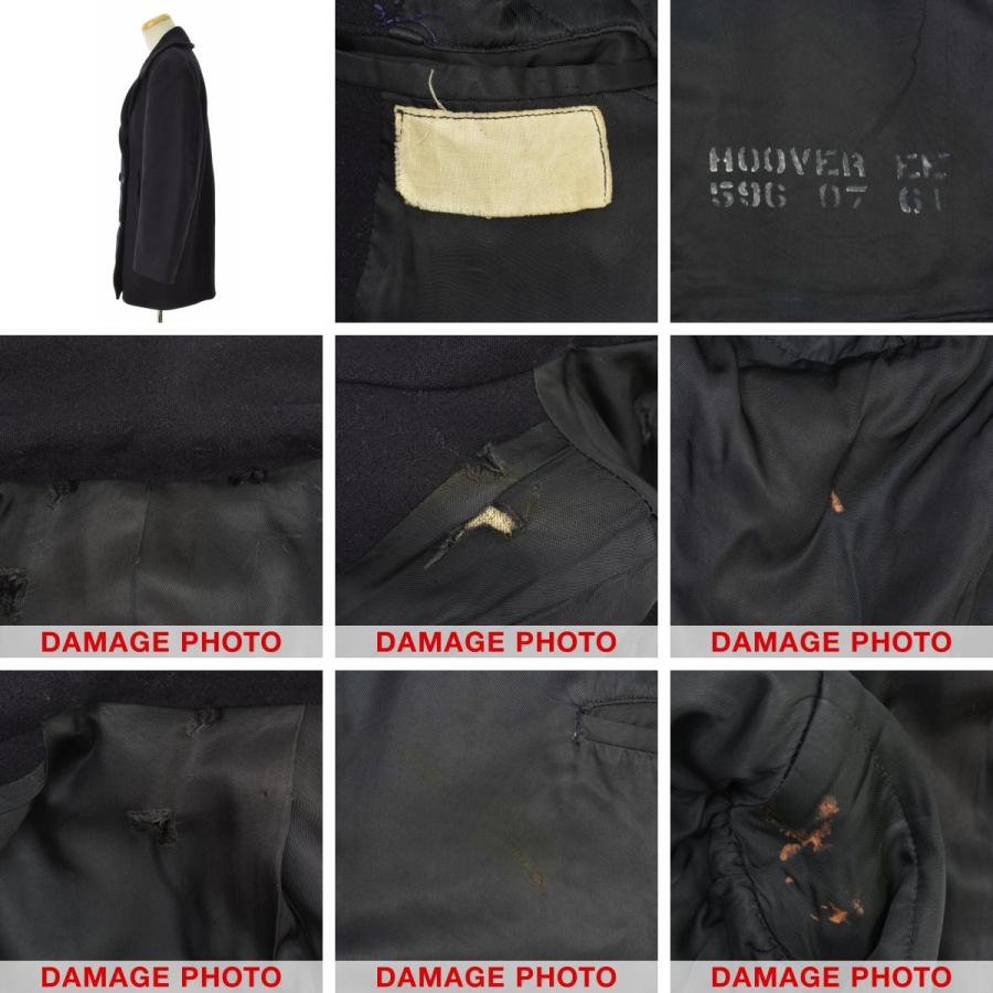 US NAVY / ユーエスネイビー 60s ステンシルメルトン Pコート