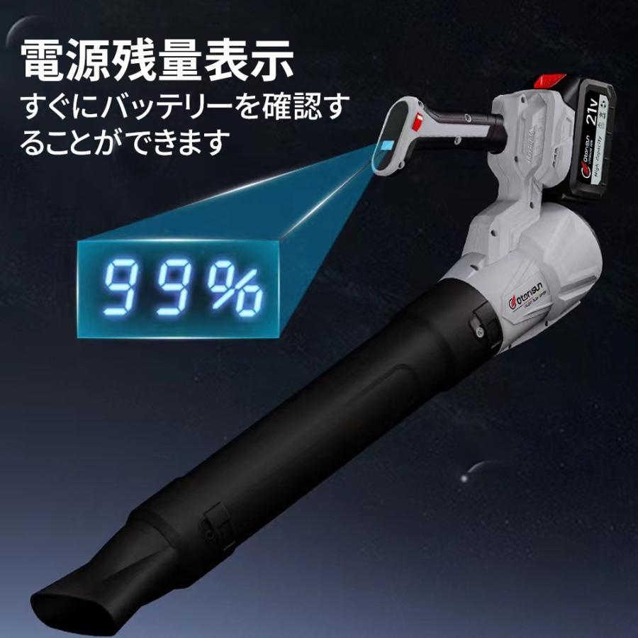 【正規品】ブロワー ジェットドライブロワー 充電式 500000RPM 小型 5段階 超強風 除雪 洗車 落ち葉 庭掃 電動エアダスター マキタ互換 除塵 掃除機 家庭 |  | 04