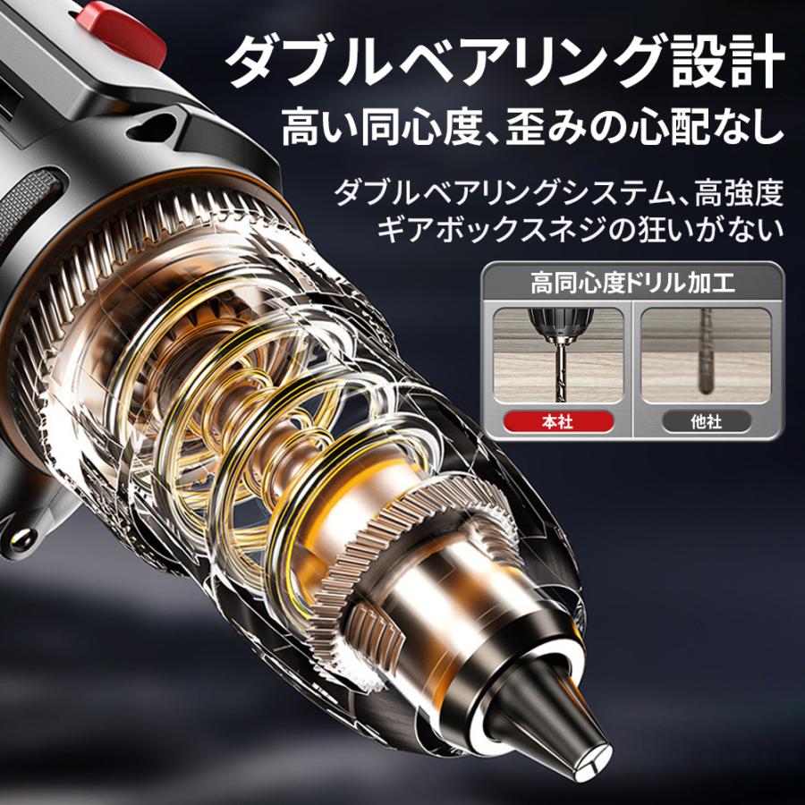 【正規品】ドライバドリル 電動ドライバー 充電式 LEDライト付 小型 軽量 電動ドリル 電動ドリルドライバー コードレス コンパクト DIY ビット25本付き マキタ |  | 10