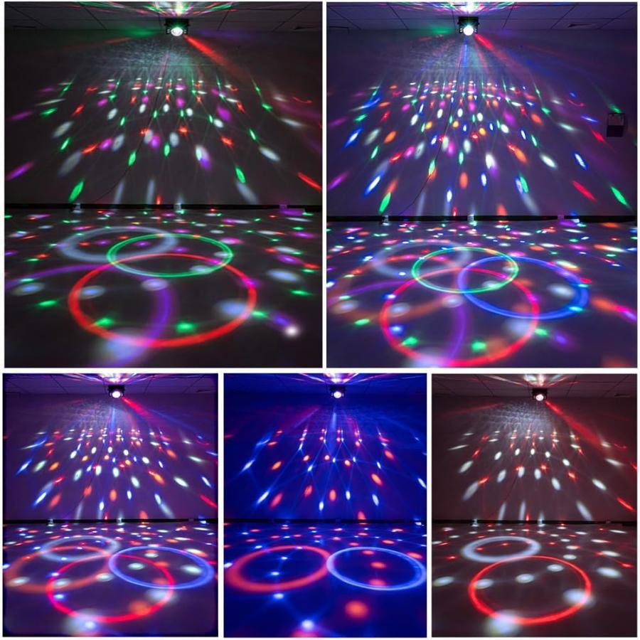 最新版】ミラーボール LED リモコン付き ディスコ カラオケ ライト