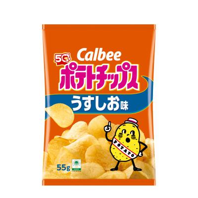 カルビー（Calbee） ポテトチップス うすしお 55g×16袋 (1ケース