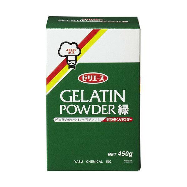 ジェリフ ゼラチンパウダー 緑 450g 粉ゼラチン ゼリエース : 食品の