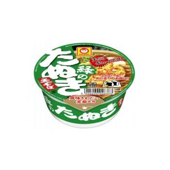 東洋水産 マルちゃん 緑のまめたぬき天そば(西向け)1箱12食 : 食品の