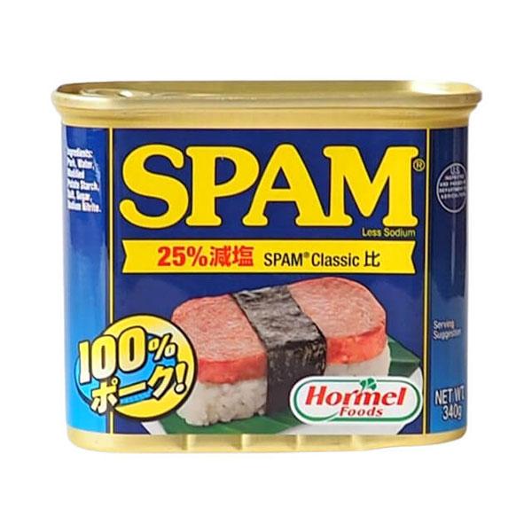 ホーメル スパム(SPAM) 25%レスソルト(減塩) 340g | 