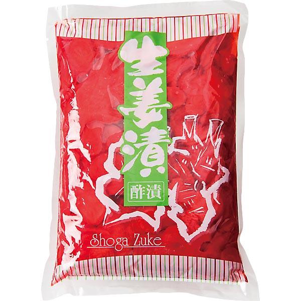 JFDA 生姜漬 (紅しょうが) 平切 1kg (てんぷら・串カツ用) ジェフダ | ジェフダ