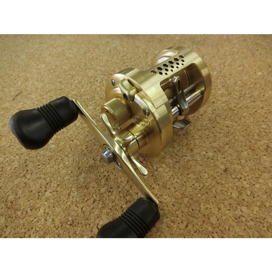 シマノ 01 カルカッタコンクエスト 400 ▽〇USED〇〇598〇