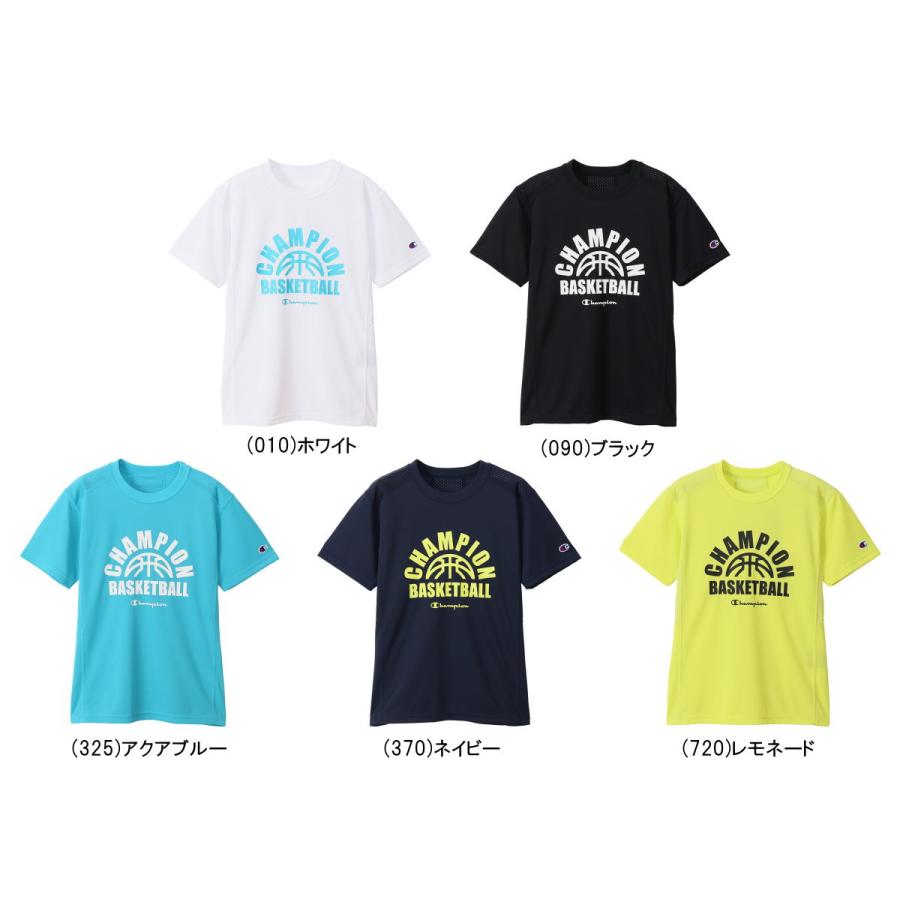 チャンピオン ジュニア ミニ ベンチレーション Tシャツ 半袖 CK-TB315 子供 キッズ用 CHAMPION バスケット ミニバス