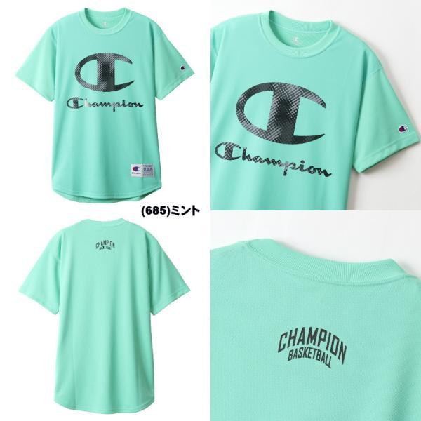 メール便無料 チャンピオン レディース DRYSAVERT Tシャツ 女性 女子 CW-RB352 CHAMPION バスケット ミニバス｜kanisponet｜06