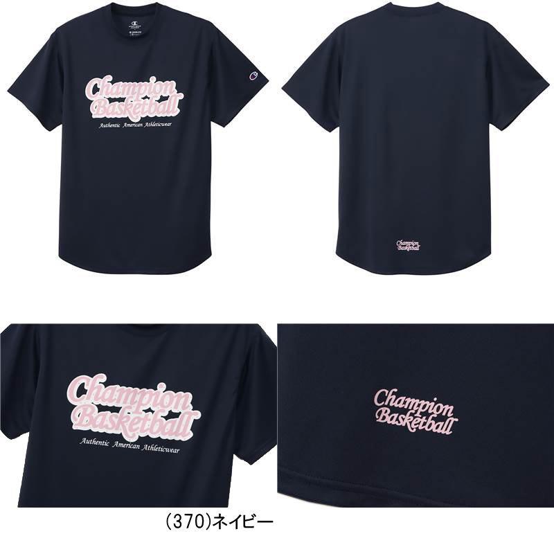 メール便無料 チャンピオン レディース ショートスリーブ Tシャツ 半袖 女性 女子 CW-ZB356 バスケット ミニバス｜kanisponet｜04