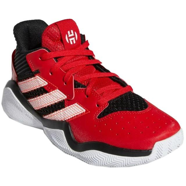 アディダス バッシュ ジュニア Harden Stepback Ef9904 子供 キッズ用 コアブラック スカーレット フットウェアホワイト バスケット シューズ ミニバス Adidas Ef9904 カニエスポーツ 通販 Yahoo ショッピング