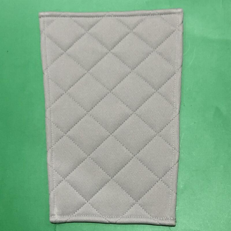 メール便無料 縫い付け 補修 膝パッド 4枚セット グレー色 野球 大人