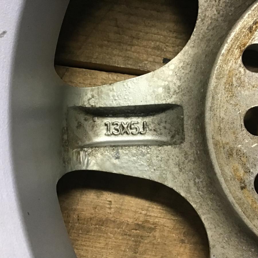 アルミ ホイール 13インチ 4本 社外 12穴 13×5J OFF +45 PCD 100 110 