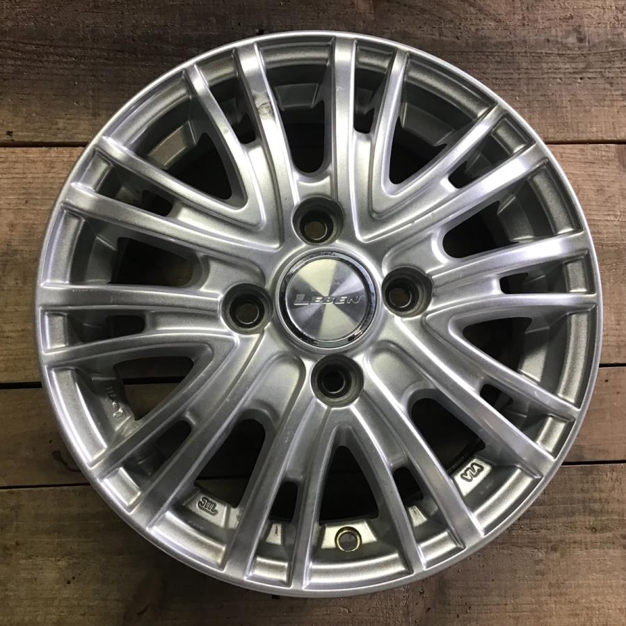 アルミ ホイール 13インチ 4本 LEBEN 社外 4穴 13×4,00B IS 45 PCD 100