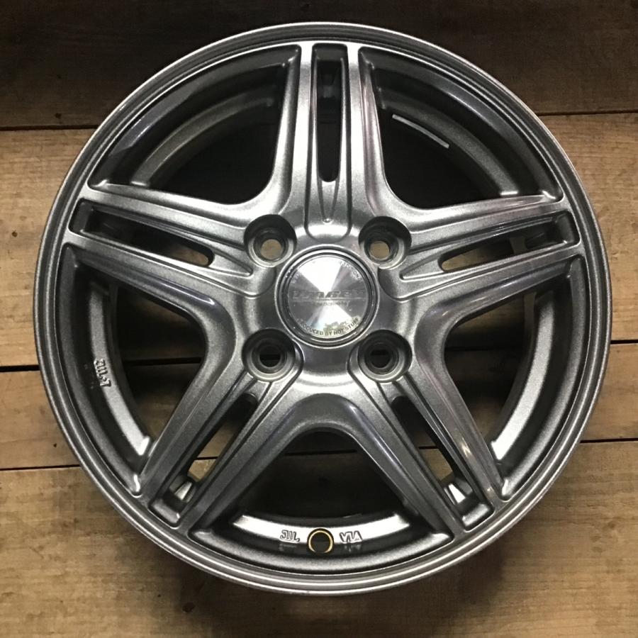 アルミ ホイール 13インチ 4本 WAREN 社外 13×4,00B 4穴 INSET 43 PCD