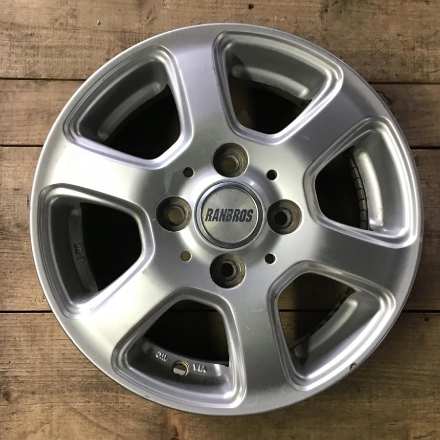 アルミ ホイール 13インチ 4本 RANBROS 社外 13×4,00B 4穴 OFFSET +43