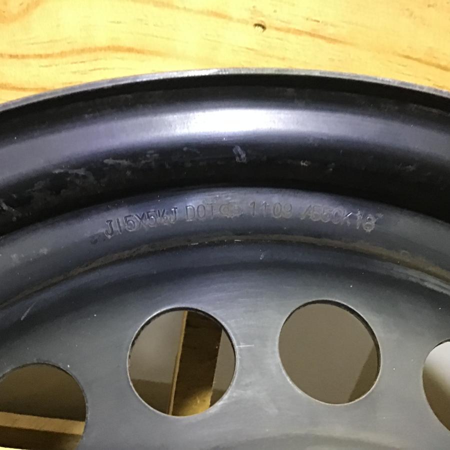 ホンダ（HONDA） スチール 鉄 ホイール 純正 1本 15インチ 15×5,5J 4穴