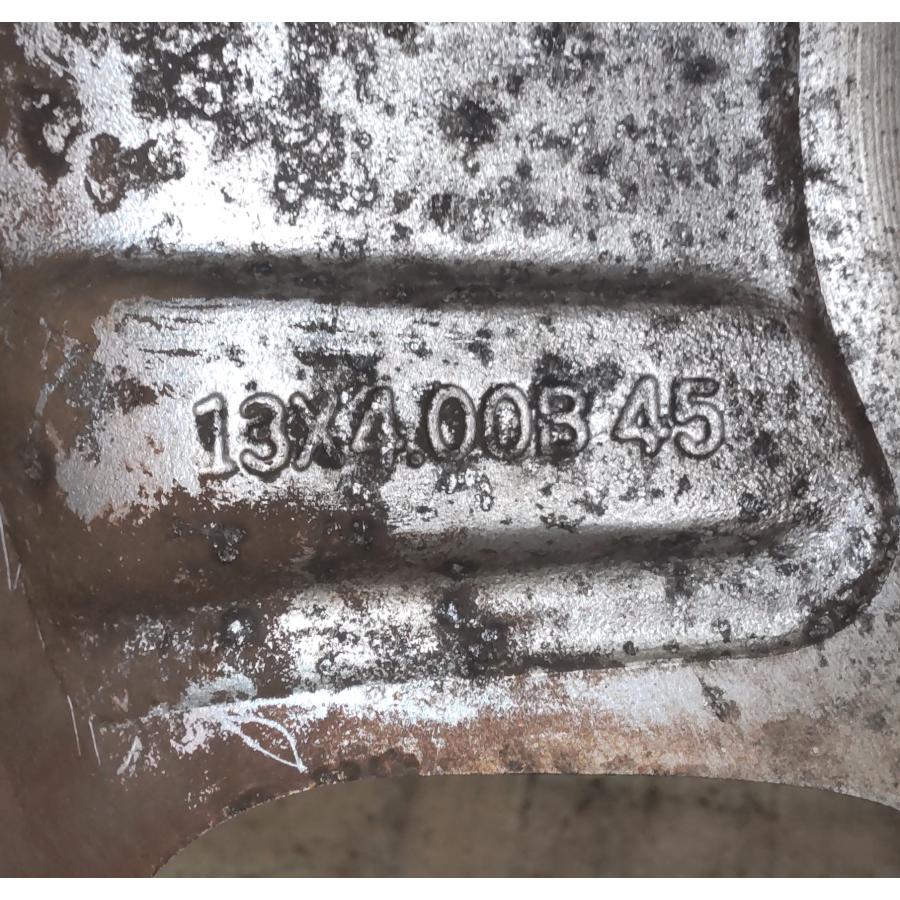 アルミ ホイール 13インチ 1本 スズキ 純正 13×4,00B 4穴 ET45 PCD 100