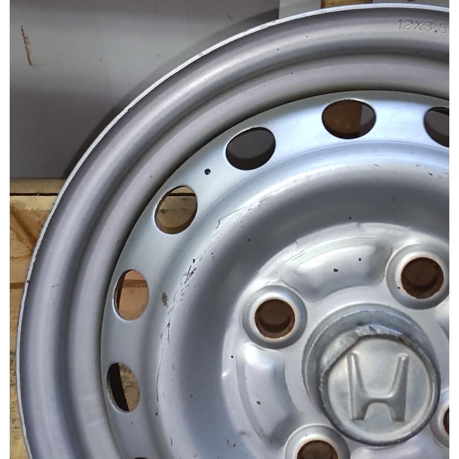 ホンダ（HONDA） スチール 鉄 ホイール 1本 純正 12×3.50B 4穴 PCD 100
