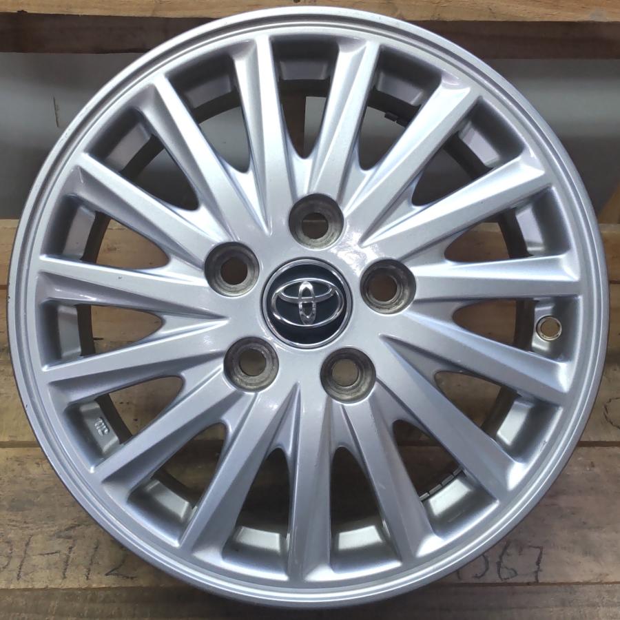 15インチトヨタ純正アルミホイール トヨタ（TOYOTA） アルミ ホイール 15インチ 4本 純正 15×6J 5穴