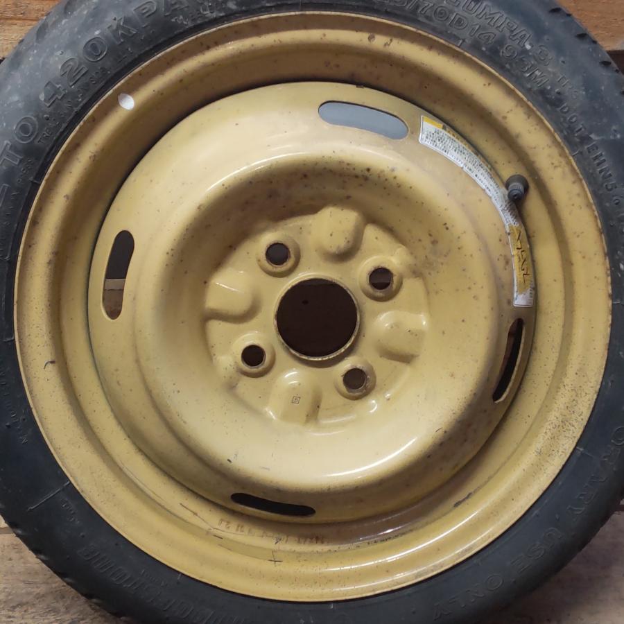 スクラム スペアタイヤ マツダ T125/70D14 93M BRIDGESTONE 2007年製