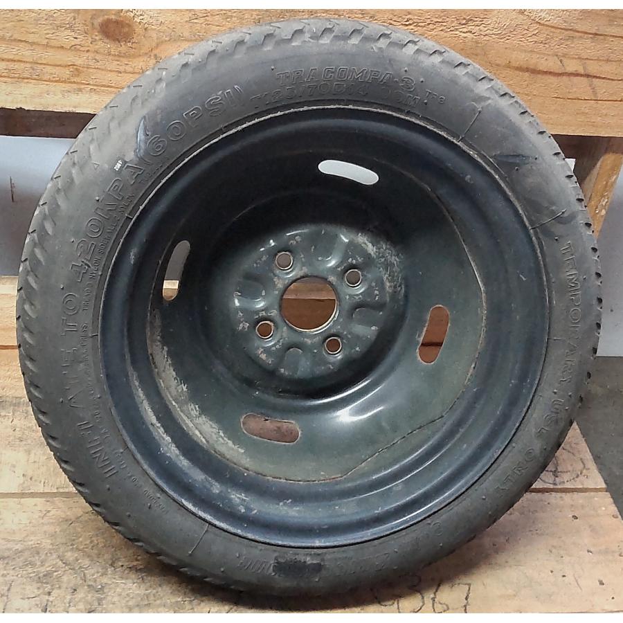 スクラム スペアタイヤ マツダ T125/70D14 93M BRIDGESTONE 2007年製