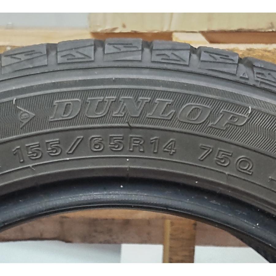 WINTER MAXX スタッドレス タイヤ 4本 2018年製 155/65R14 75Q DUNLOP